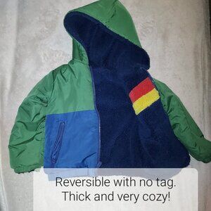 Reversible toddler coat